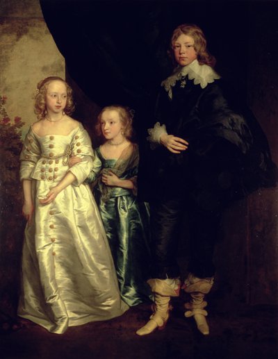 De Kinderen van Thomas Wentworth, 1e Graaf van Strafford, 17e eeuw door Anthony van Dyck